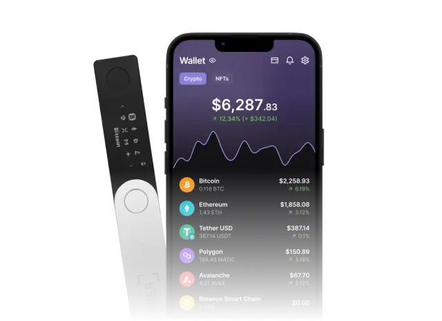 Now you're in control - Take full control of your crypto with your Ledger Nano X....